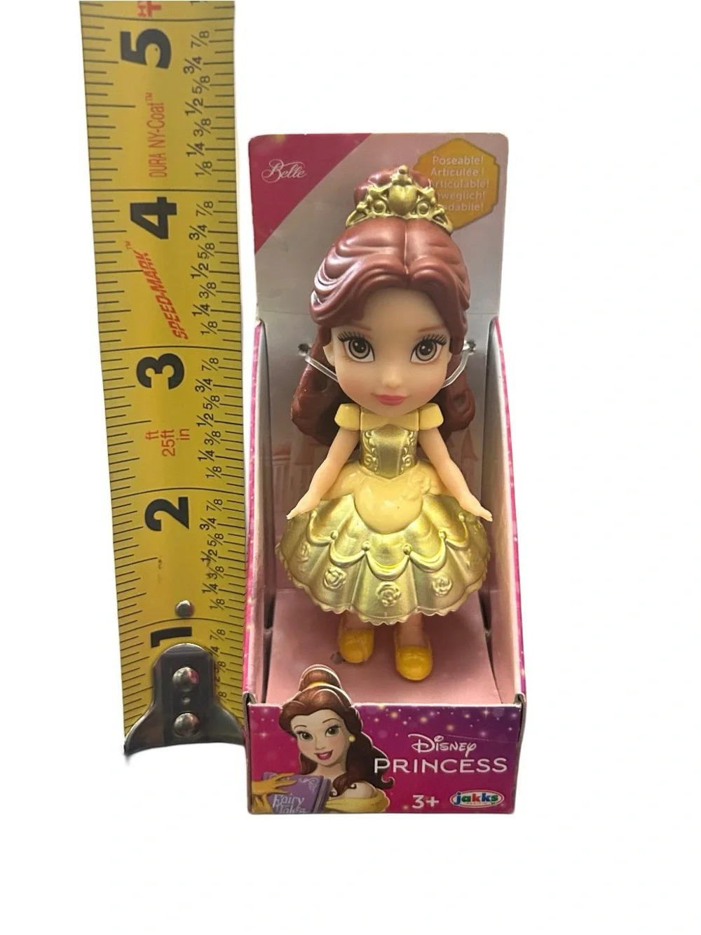 Belle Jakks Disney Princess Mini Toddler Doll 3” Posable Figures New In Box 2024